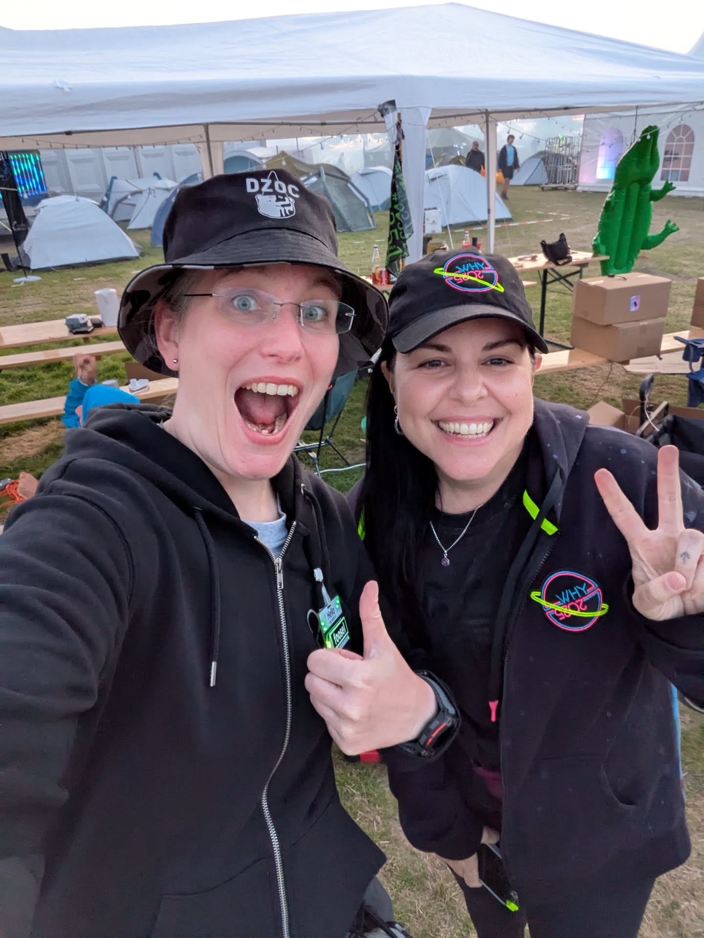 Me and Erika taking a selfie at WHY